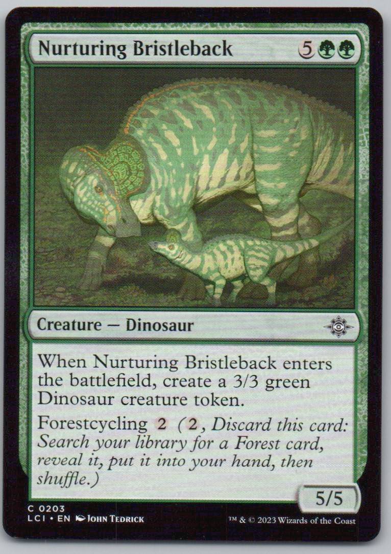 Nurturing Bristleback 203 0 Creature Card - The Lost Caverns of Ixalan