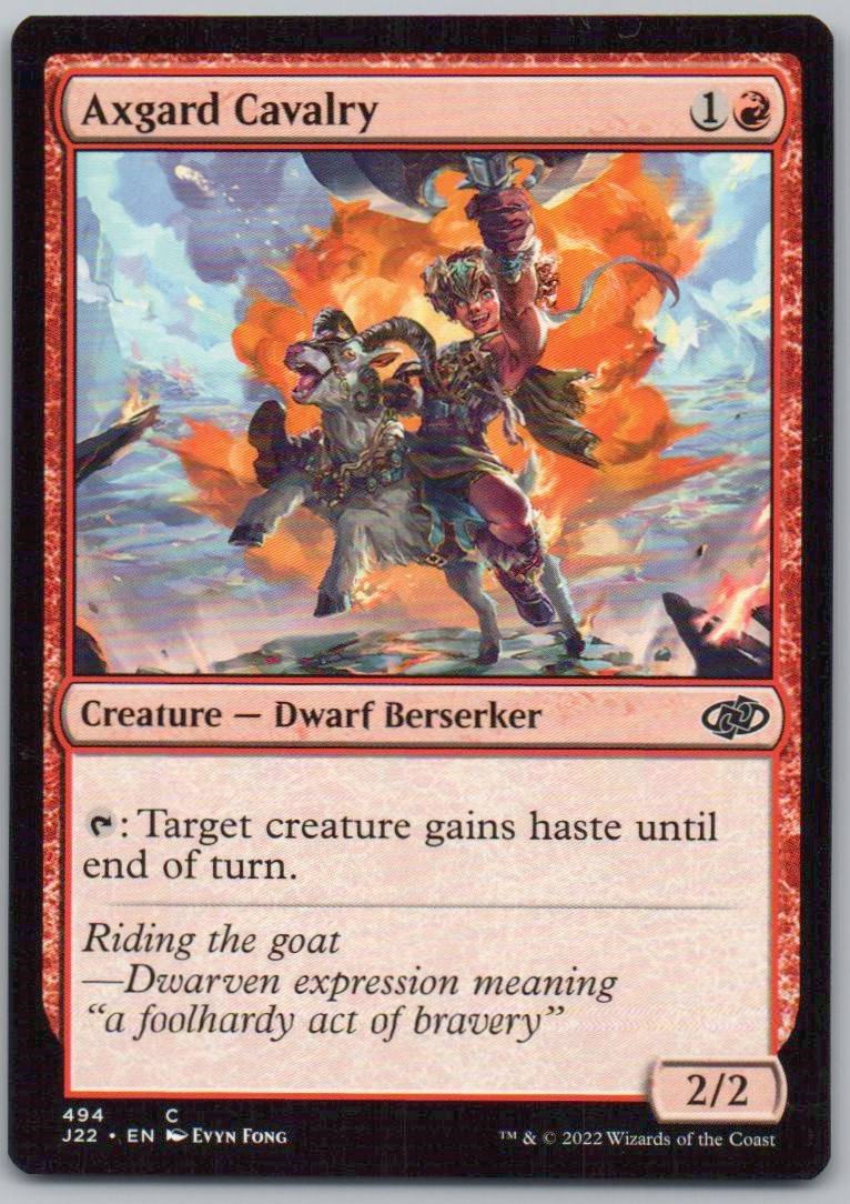 Axgard Cavalry 494 0 Creature Card - Jumpstart 2022