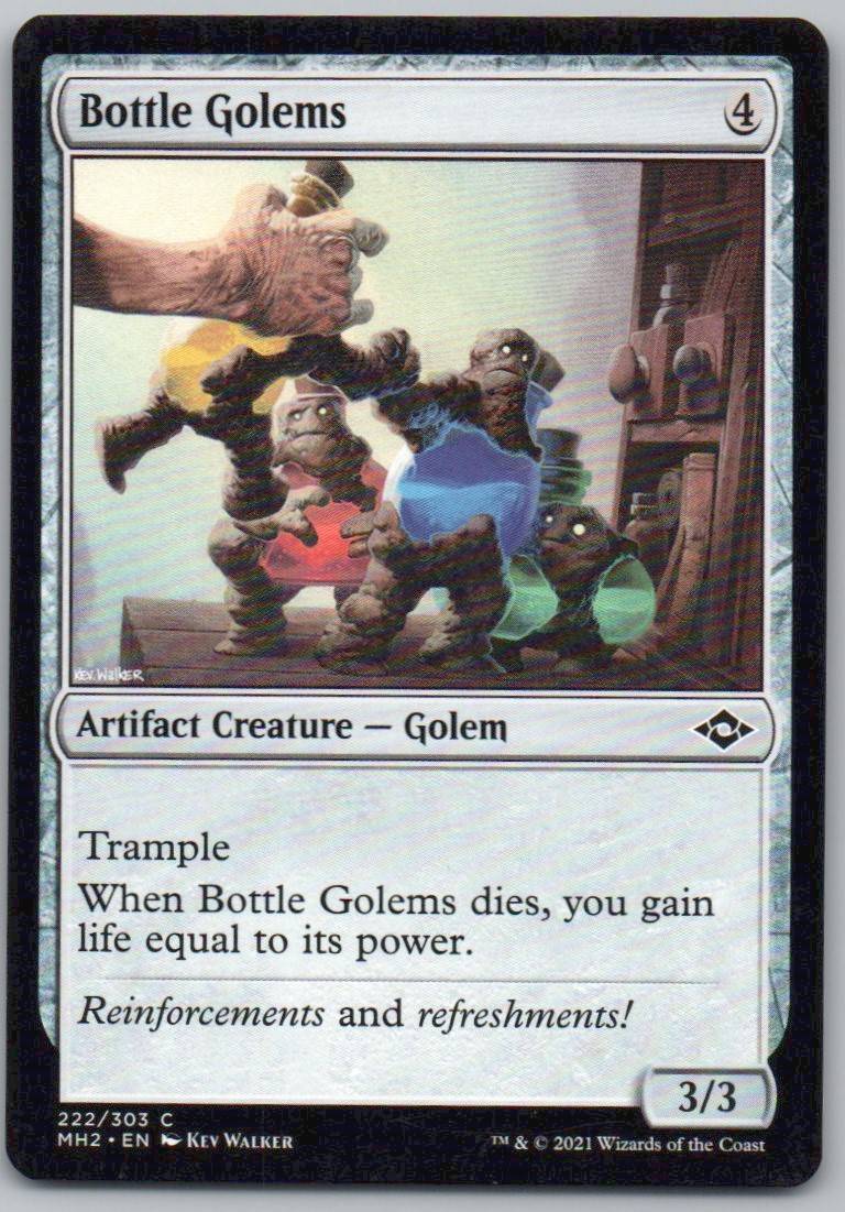 Bottle Golems 222 0 Artifact Card - Modern Horizons 2