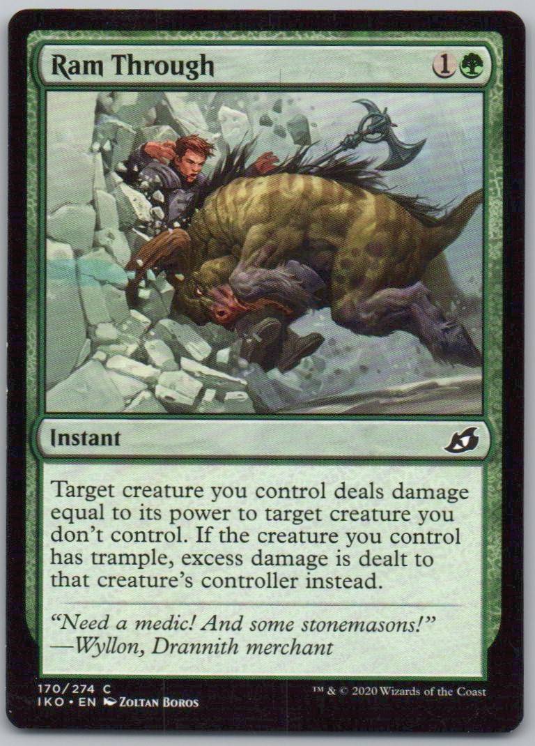 Ram Through 170 0 Instant Card - Ikoria: Lair of Behemoths