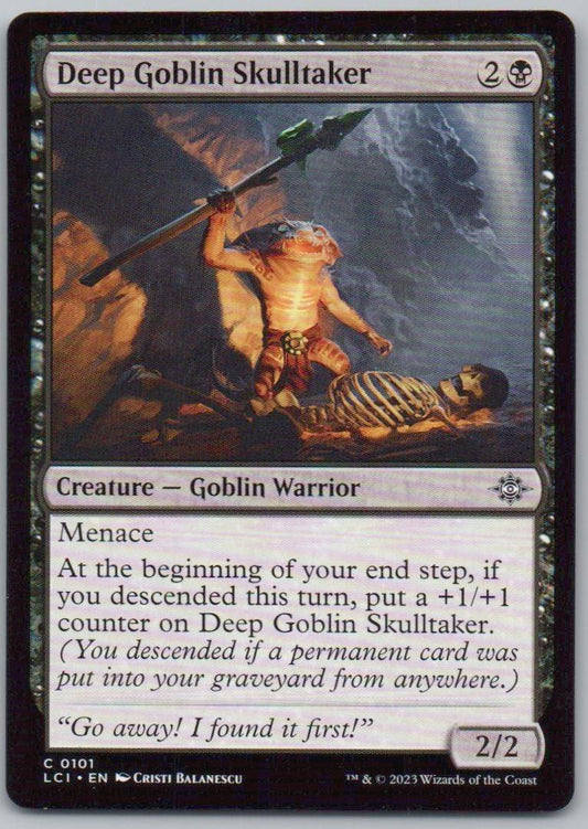 Deep Goblin Skulltaker 101 0 Creature Card - The Lost Caverns of Ixalan
