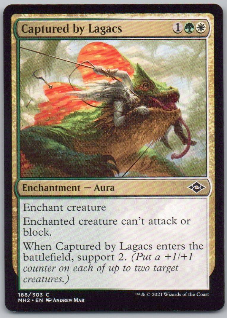 Captured by Lagacs 188 Normal Enchantment Card - Modern Horizons 2