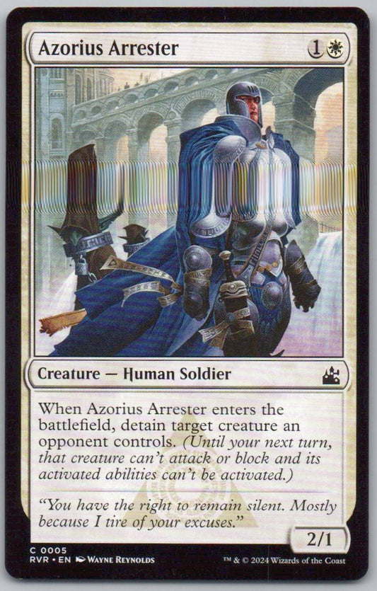 Azorius Arrester 5 Normal Creature Card - Ravnica Remastered