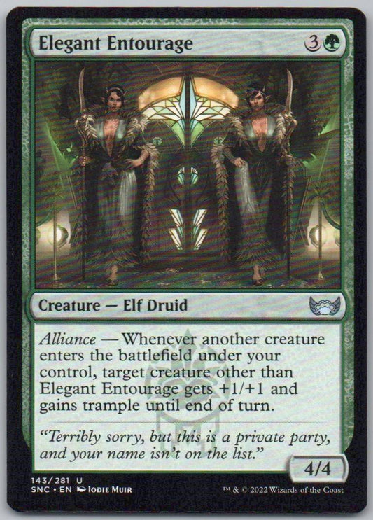 Elegant Entourage 143 Normal Creature Card - Streets of New Capenna