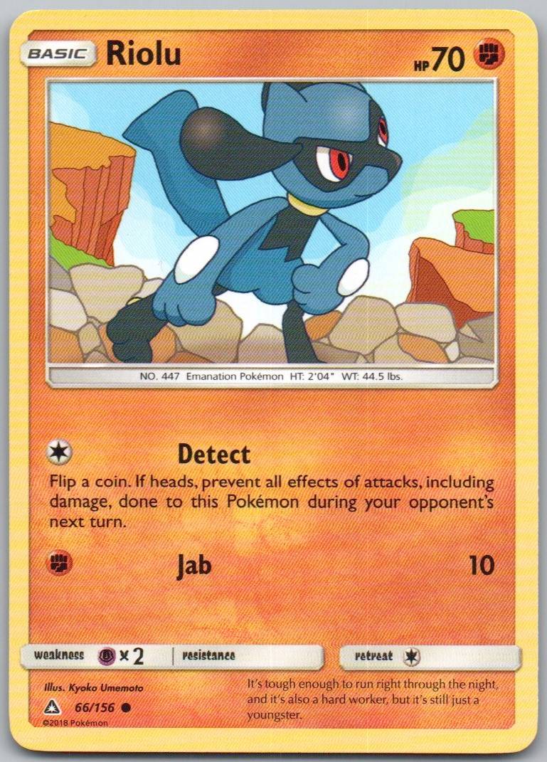 Riolu 66 Normal Fighting Card - Ultra Prism