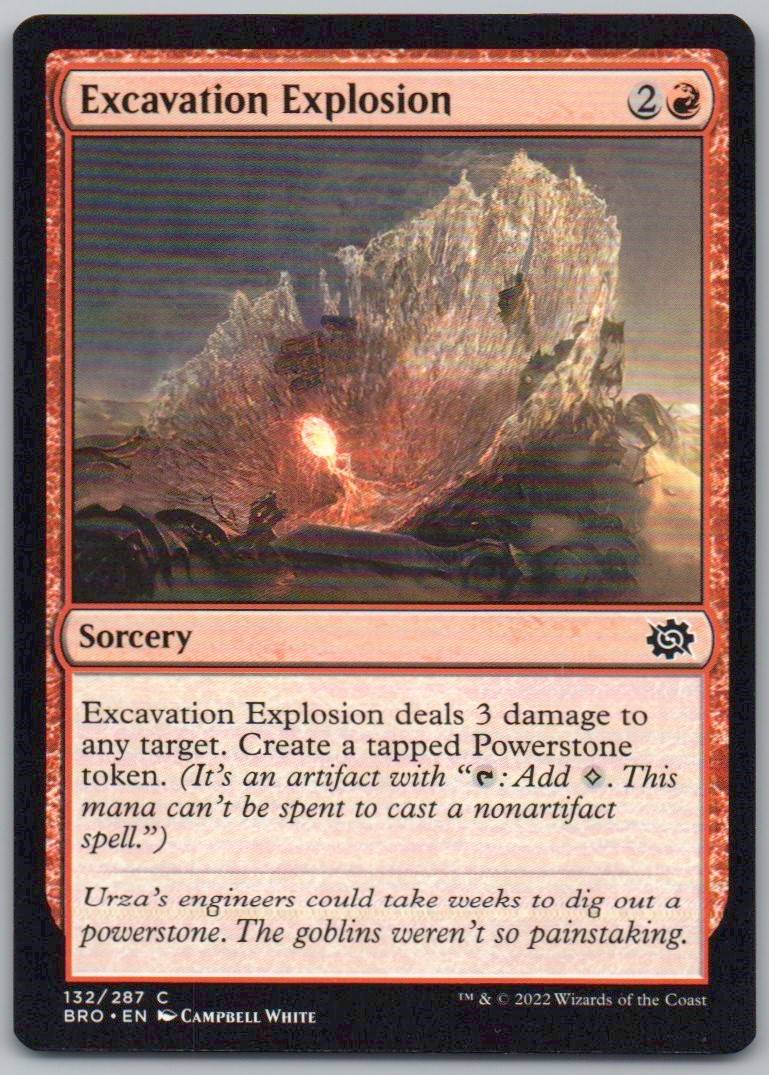 Excavation Explosion 132 Normal Sorcery Card - The Brothers' War
