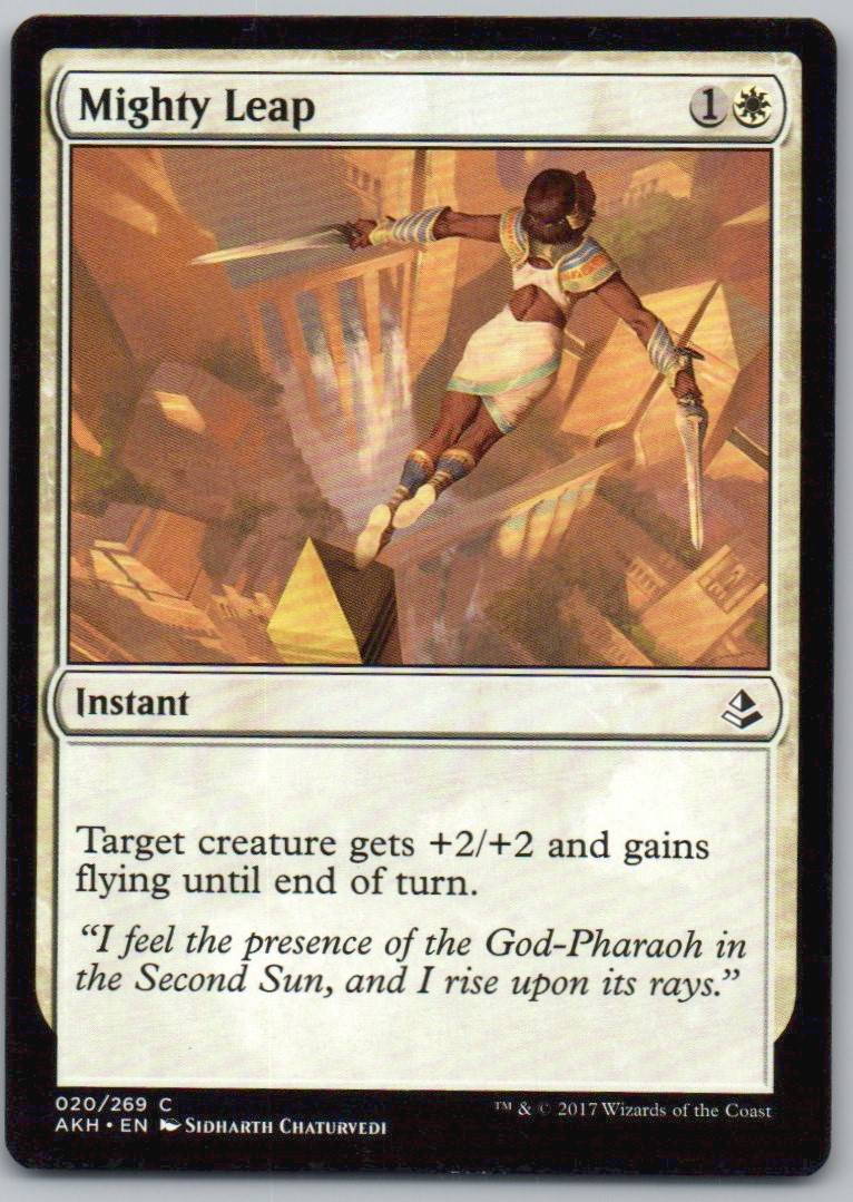 Mighty Leap 20 Normal Instant Card - Amonkhet