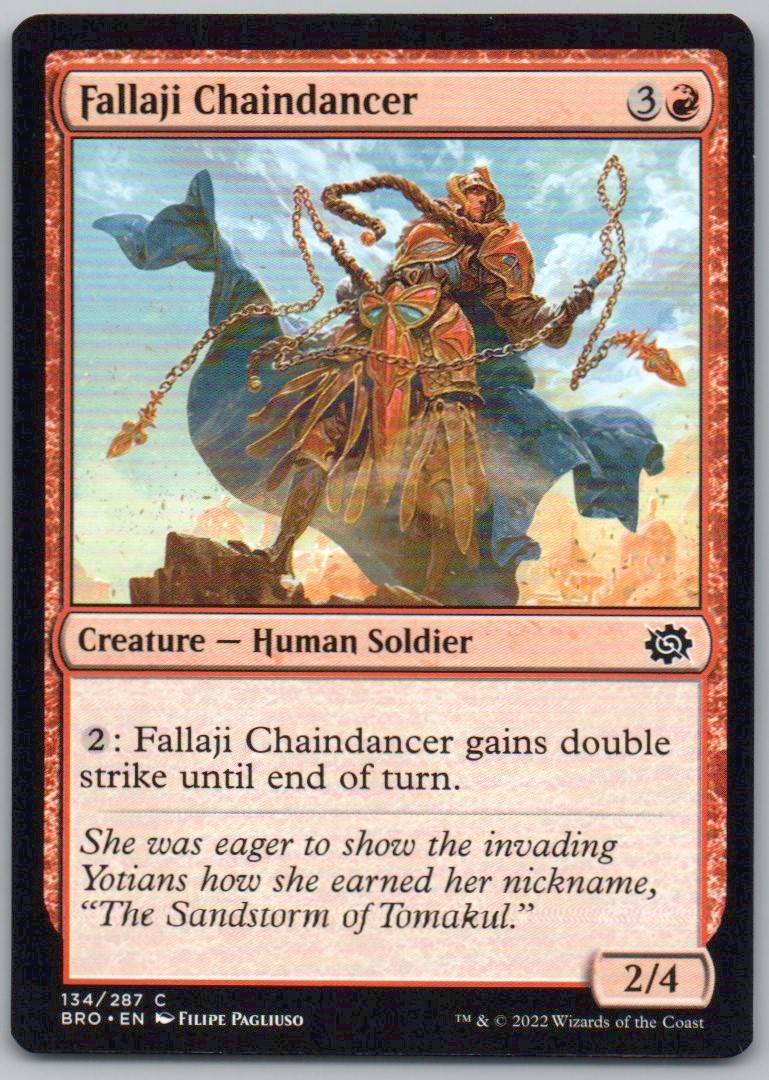 Fallaji Chaindancer 134 Normal Creature Card - The Brothers' War