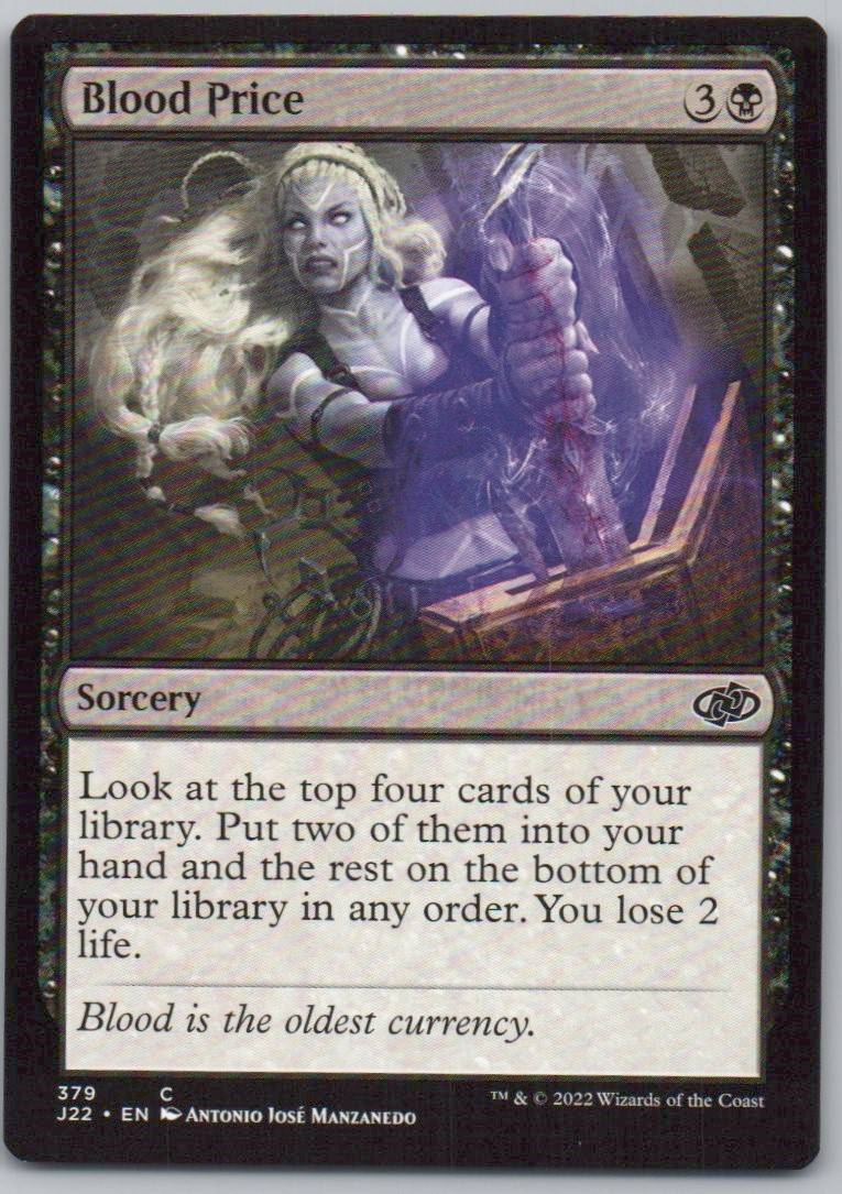 Blood Price 379 0 Sorcery Card - Jumpstart 2022
