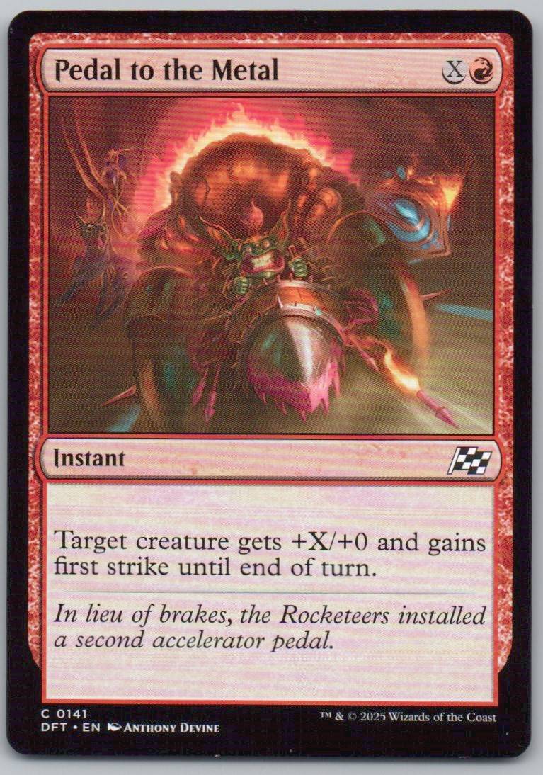 Pedal to the Metal 141 Normal Instant Card - Aetherdrift