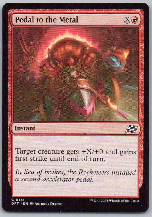 Pedal to the Metal 141 Normal Instant Card - Aetherdrift