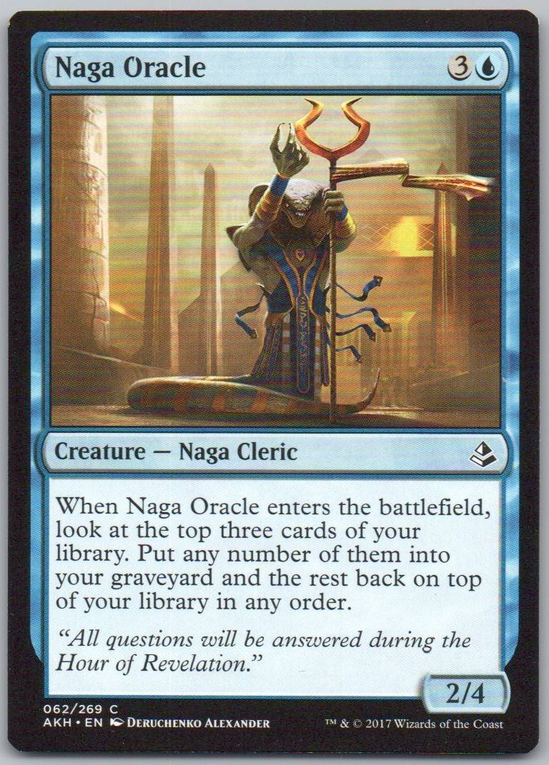 Naga Oracle 62 Normal Creature Card - Amonkhet