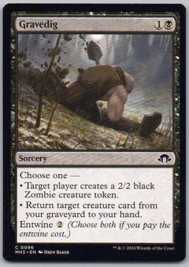 Gravedig 96 0 Sorcery Card - Modern Horizons 3