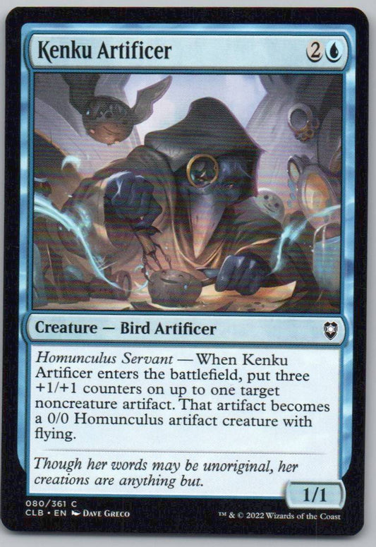 Kenku Artificer 80 Normal Creature Card - Commander Legends: Battle for Baldur's Gate