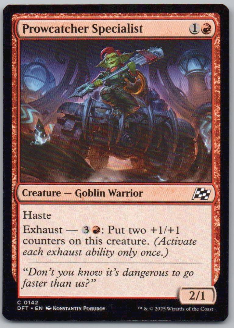 Prowcatcher Specialist 142 Normal Creature Card - Aetherdrift