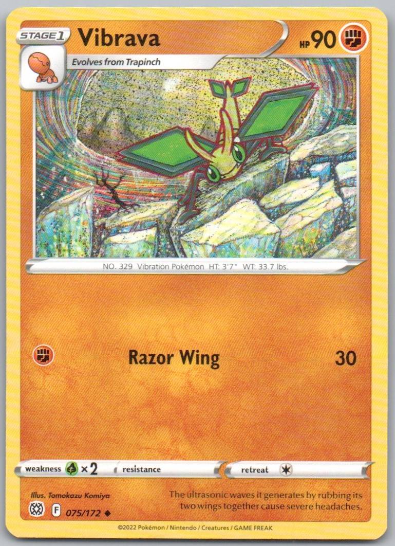 Vibrava 075 Normal Fighting Card - Brilliant Stars