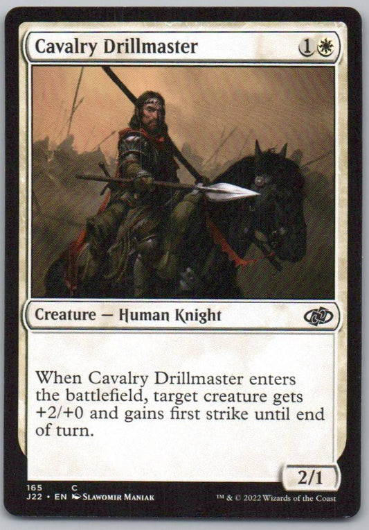 Cavalry Drillmaster 165 0 Creature Card - Jumpstart 2022