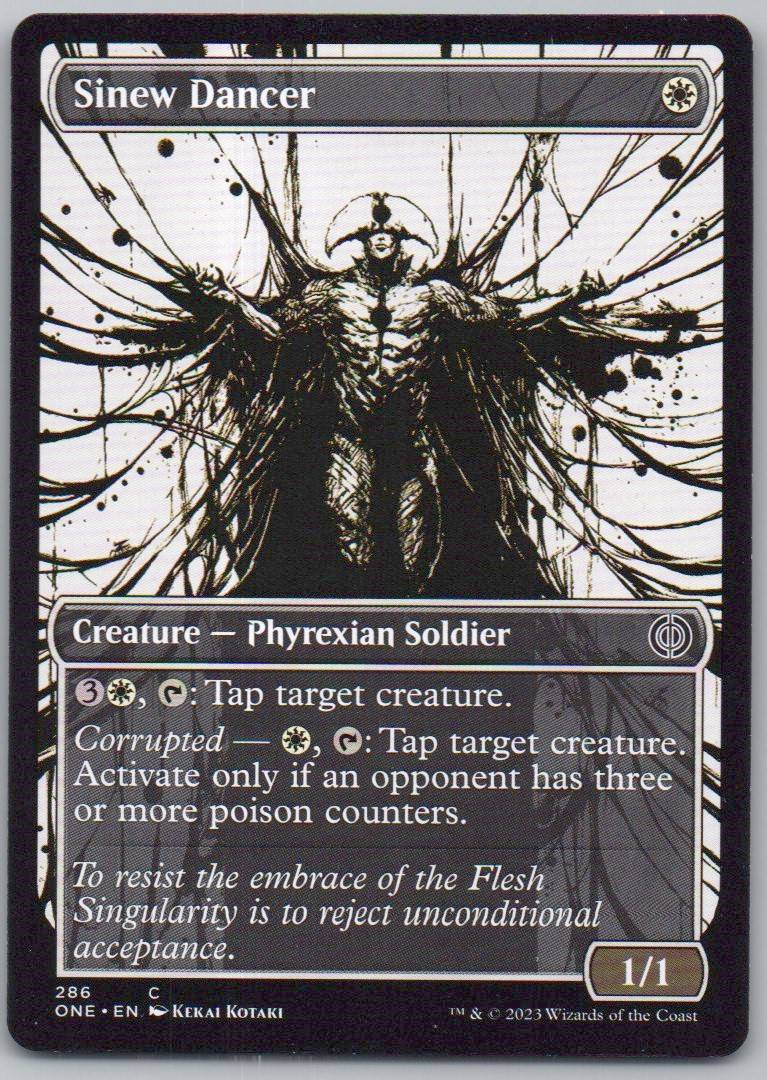 Sinew Dancer (Showcase) 286 Normal Creature Card - Phyrexia: All Will Be One