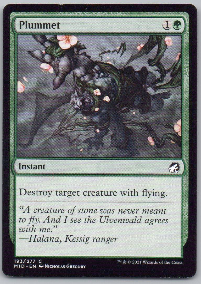 Plummet 193 Normal Instant Card - Innistrad: Midnight Hunt