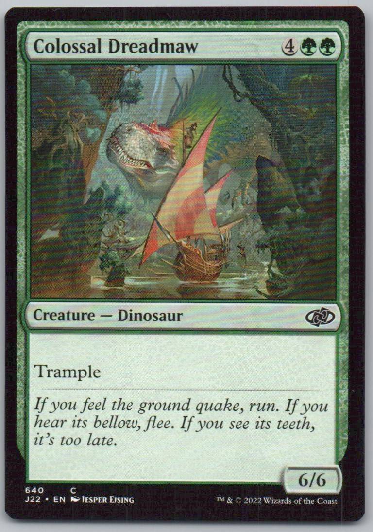 Colossal Dreadmaw 640 0 Creature Card - Jumpstart 2022