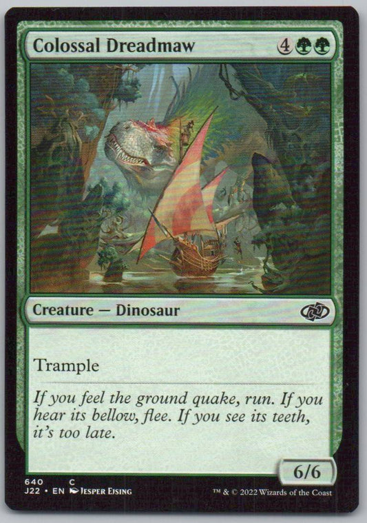 Colossal Dreadmaw 640 0 Creature Card - Jumpstart 2022