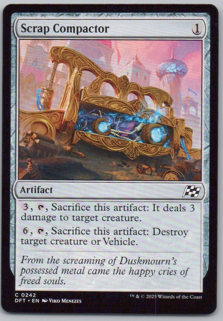 Scrap Compactor 242 Normal Artifact Card - Aetherdrift