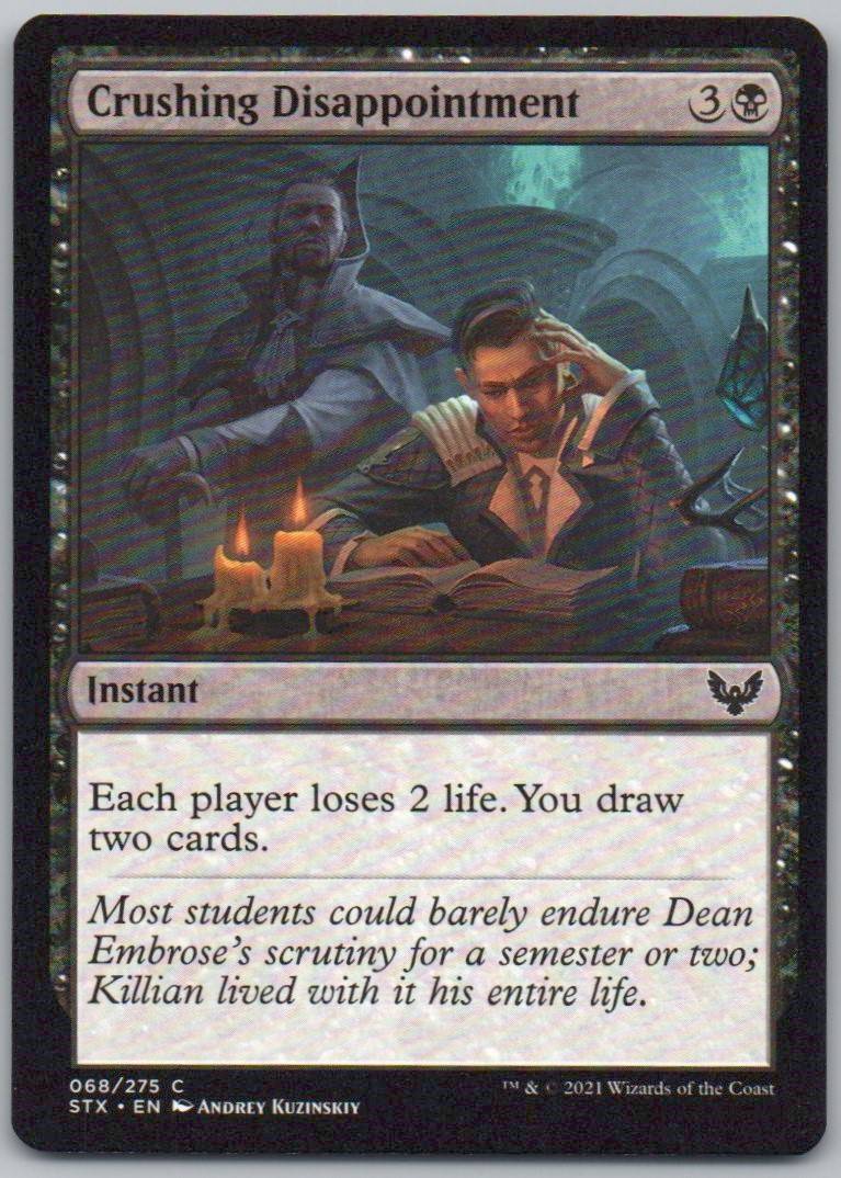 Crushing Disappointment 68 Normal Instant Card - Strixhaven: School of Mages