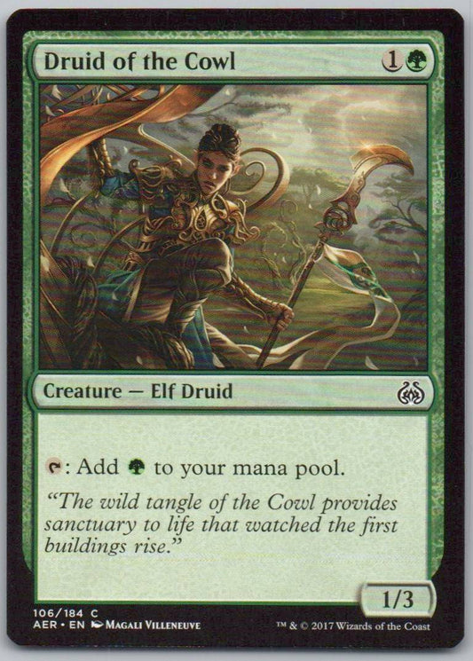 Druid of the Cowl 106 Normal Creature Card - Aether Revolt