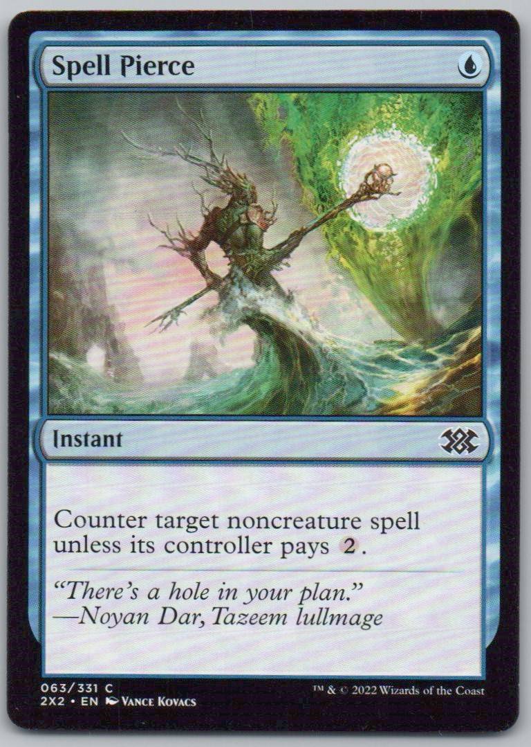 Spell Pierce 63 Normal Instant Card - Double Masters 2022