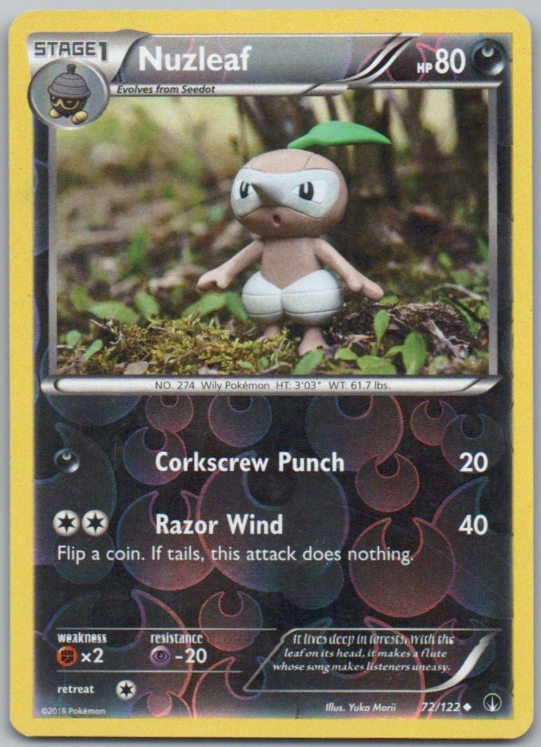 Nuzleaf 072 Normal Darkness Card - BREAKpoint