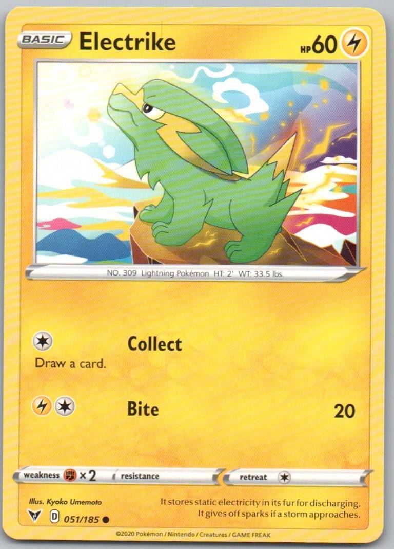 Electrike 051 Normal Lightning Card - Vivid Voltage