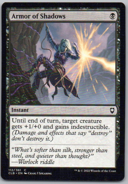 Armor of Shadows 112 Normal Instant Card - Commander Legends: Battle for Baldur's Gate