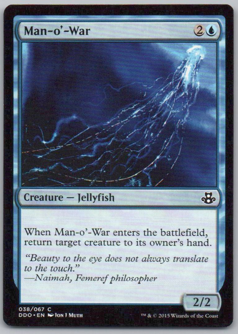 Man-o'-War 38 Normal Creature Card - Duel Decks: Elspeth vs. Kiora