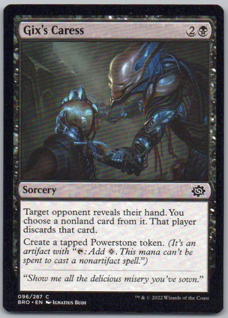 Gix's Caress 96 Normal Sorcery Card - The Brothers' War