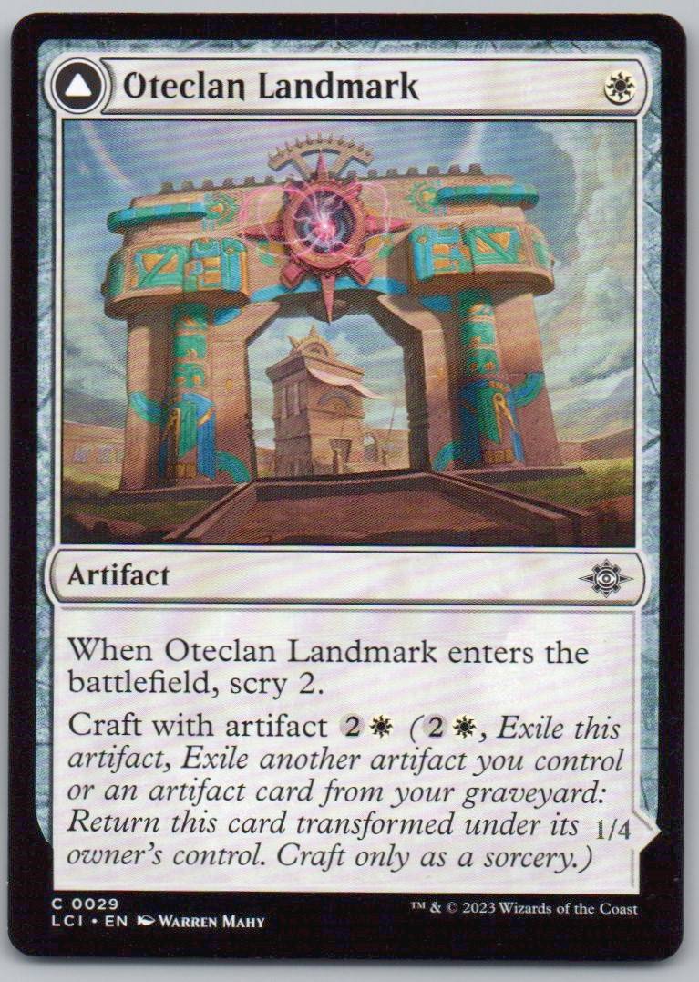 Oteclan Landmark 29 0 Artifact Card - The Lost Caverns of Ixalan