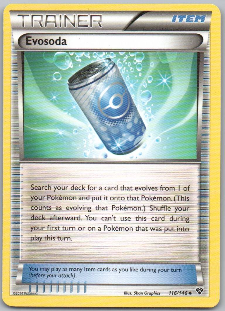 Evosoda 116 Normal Trainer Card - XY