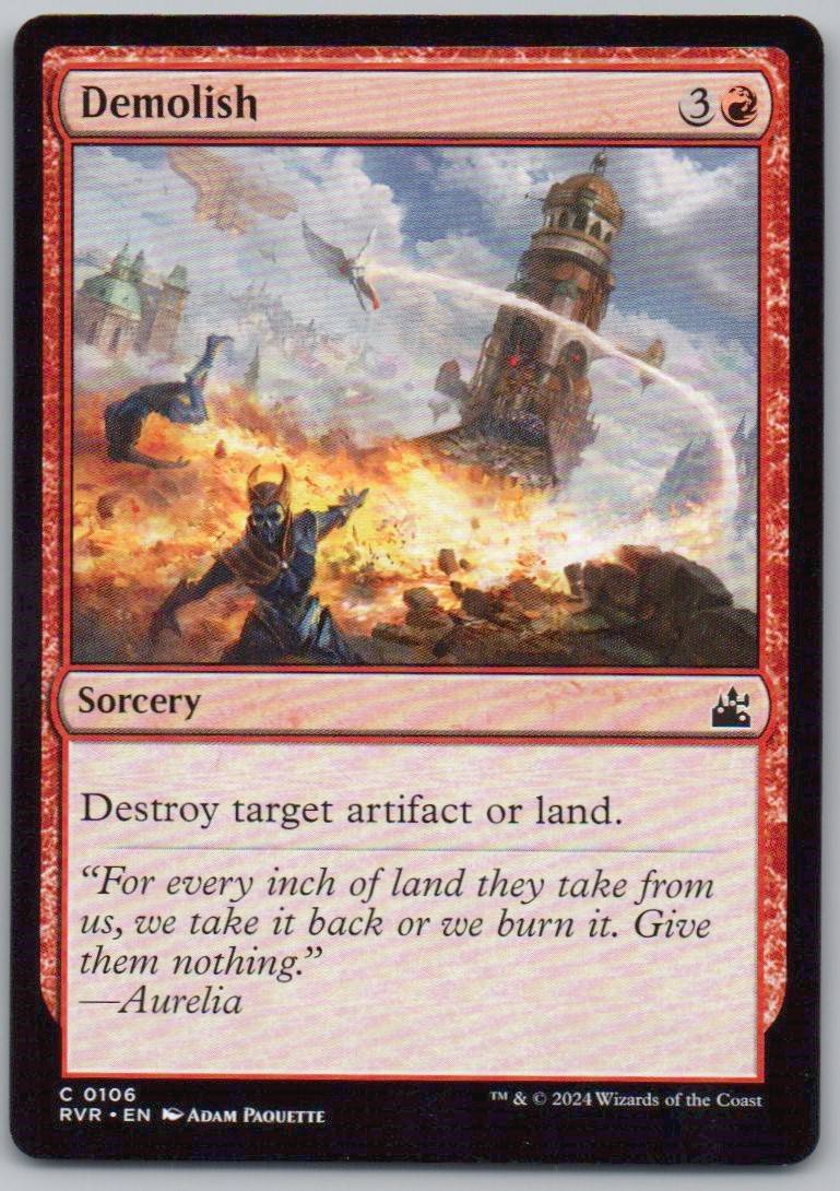 Demolish 106 Normal Sorcery Card - Ravnica Remastered