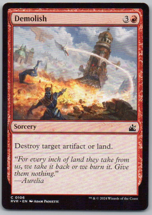 Demolish 106 Normal Sorcery Card - Ravnica Remastered