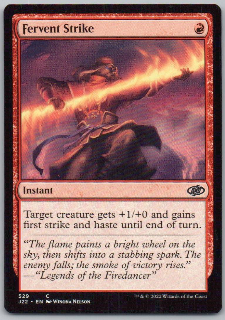 Fervent Strike 529 0 Instant Card - Jumpstart 2022