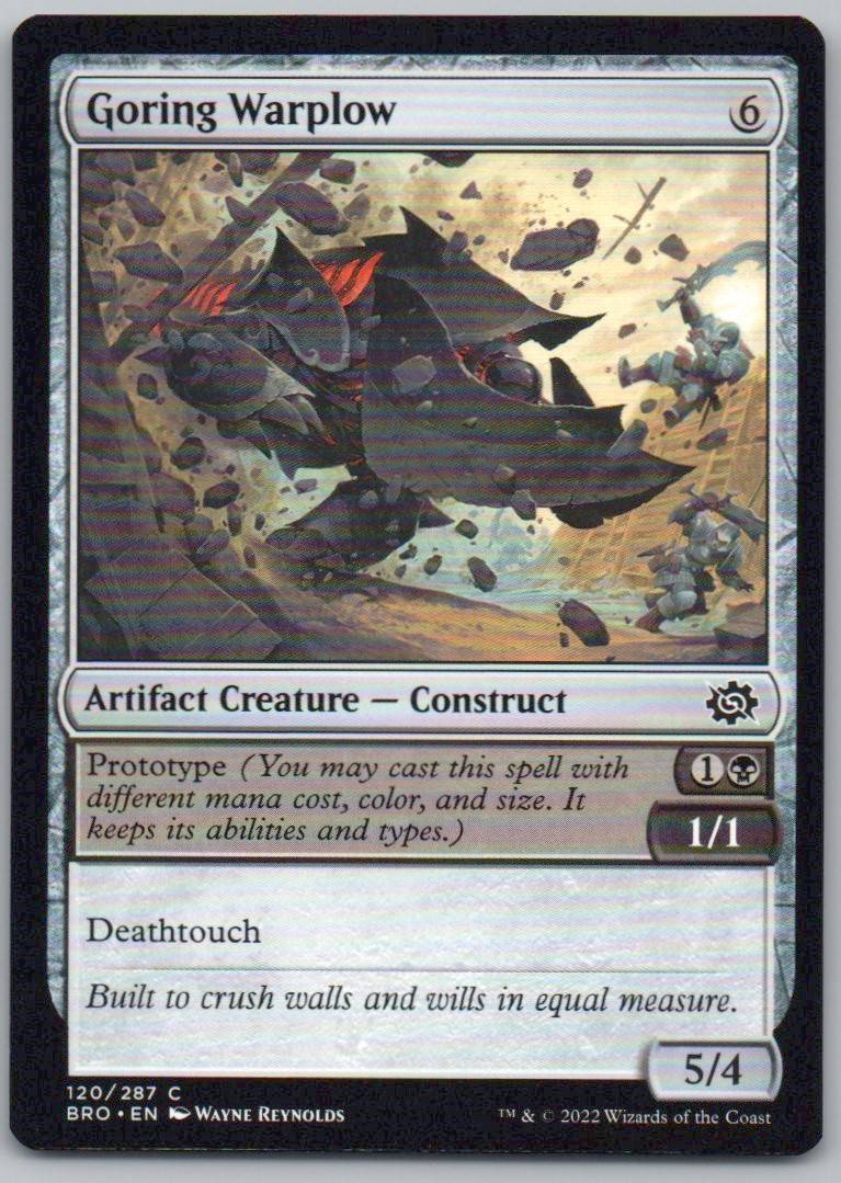 Goring Warplow 120 Normal Artifact Card - The Brothers' War