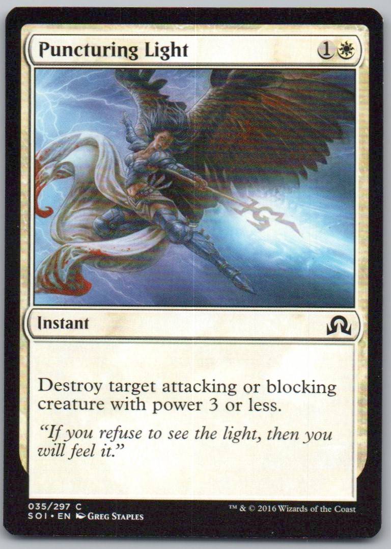 Puncturing Light 35 Normal Instant Card - Shadows over Innistrad
