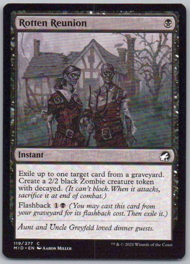 Rotten Reunion 119 Normal Instant Card - Innistrad: Midnight Hunt