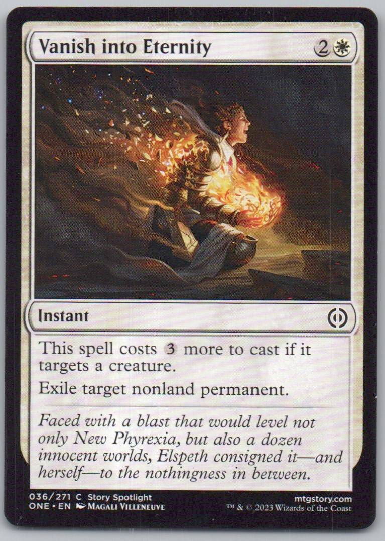 Vanish into Eternity 36 Normal Instant Card - Phyrexia: All Will Be One