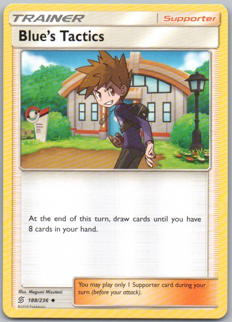 Blue's Tactics 188 Normal Trainer Card - Unified Minds