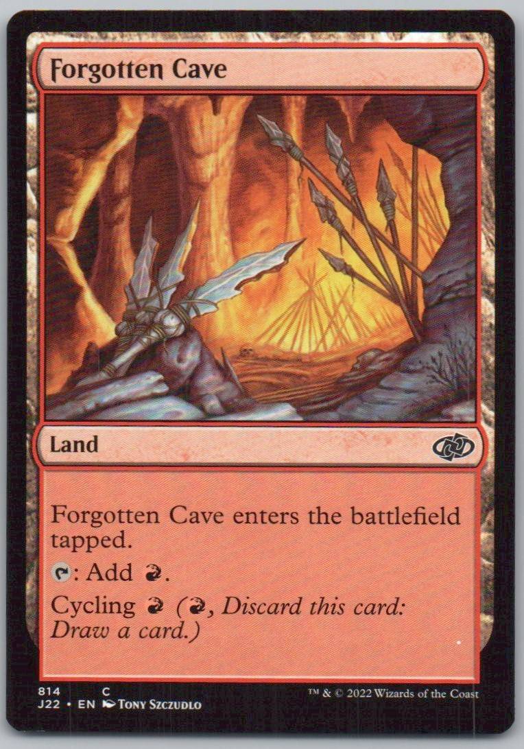 Forgotten Cave 814 0 Land Card - Jumpstart 2022