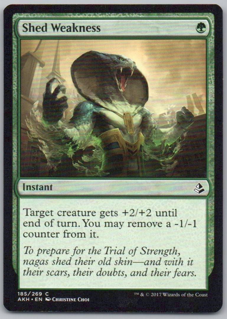 Shed Weakness 185 Normal Instant Card - Amonkhet