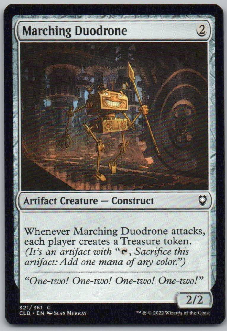 Marching Duodrone 321 Normal Artifact Card - Commander Legends: Battle for Baldur's Gate