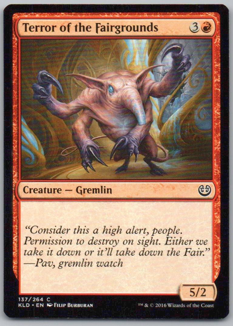 Terror of the Fairgrounds 137 Normal Creature Card - Kaladesh