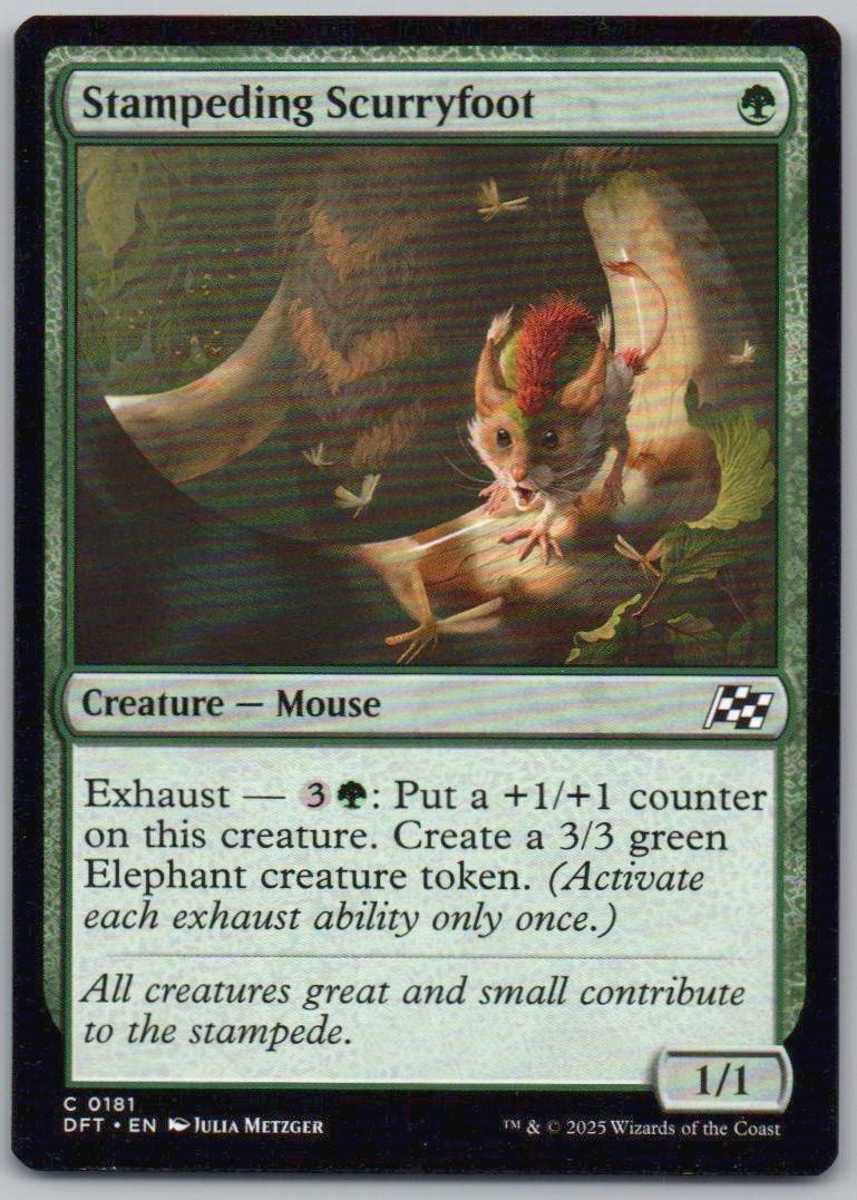 Stampeding Scurryfoot 181 Normal Creature Card - Aetherdrift
