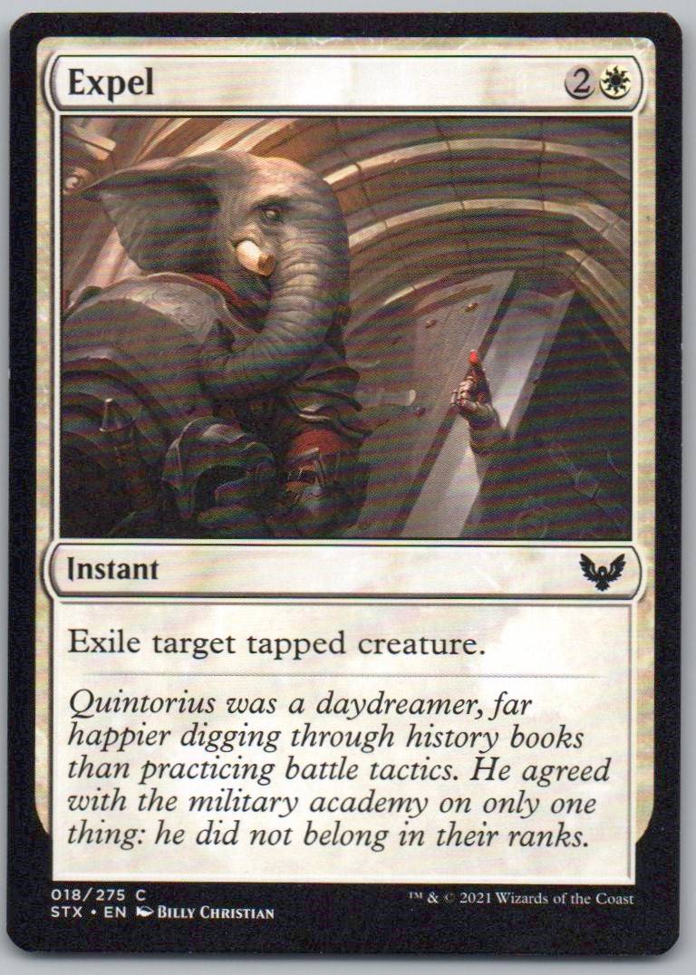 Expel 18 Normal Instant Card - Strixhaven: School of Mages